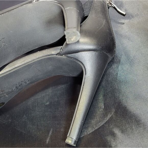 BCBG PARIS ANKLE STRAP OPEN TOES HIGH HEEL STILETTOS PUMP SANDAL - Picture 13 of 15